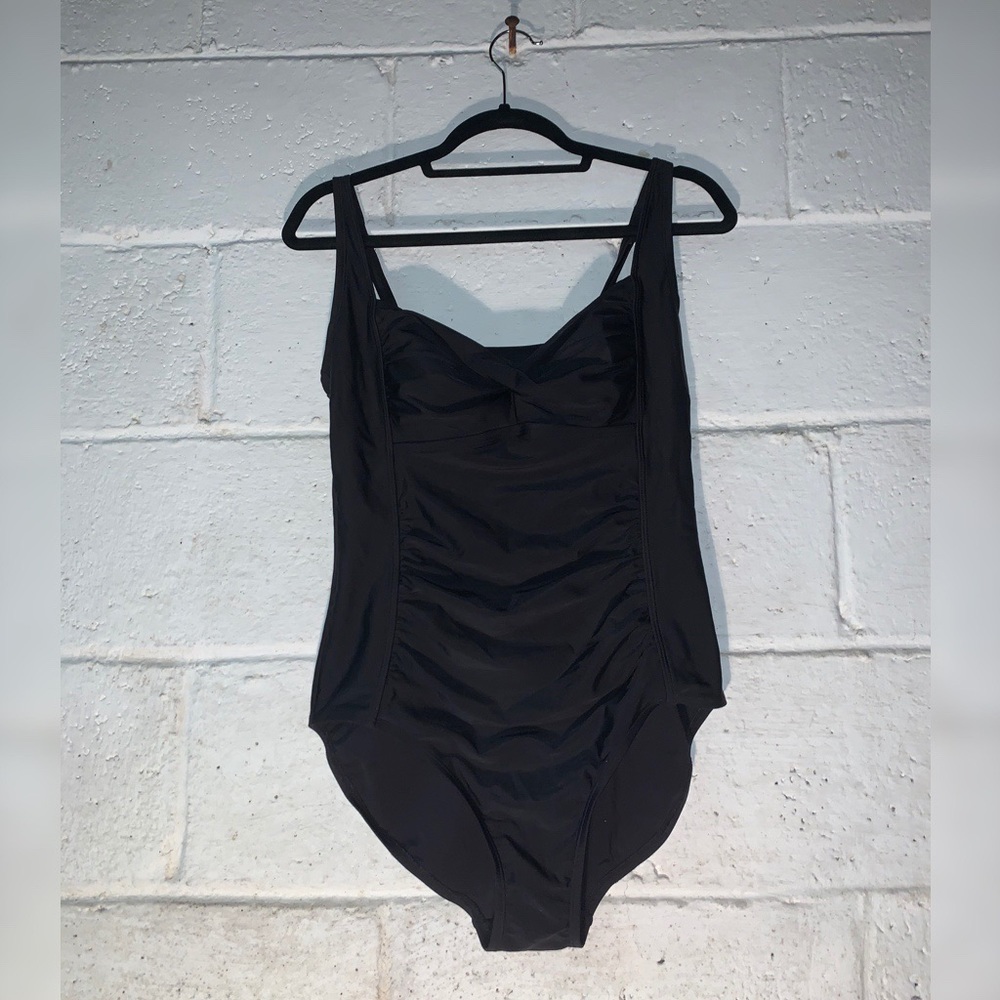 Simple Black One Piece